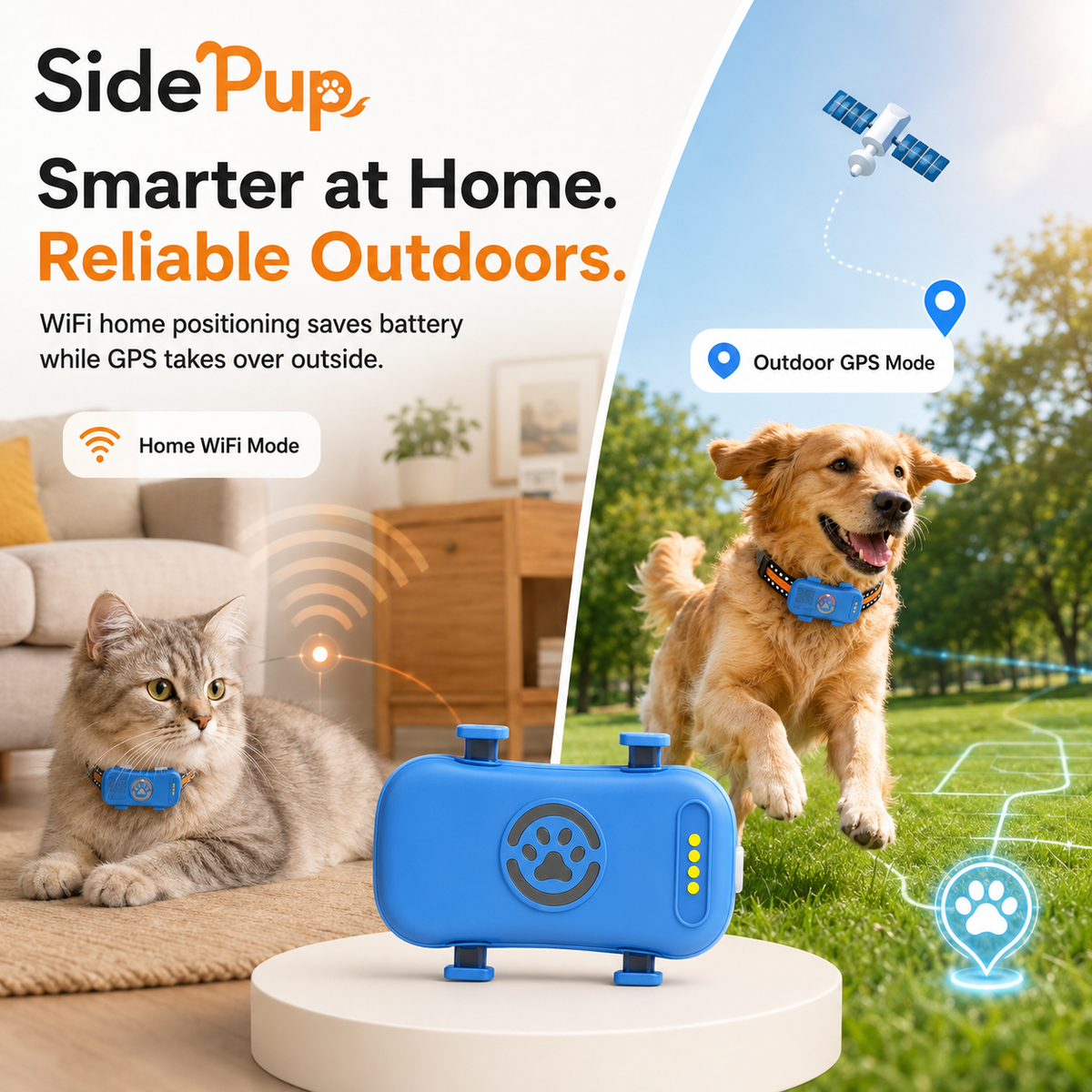 SidePup™ 4G GPS Pet Tracker