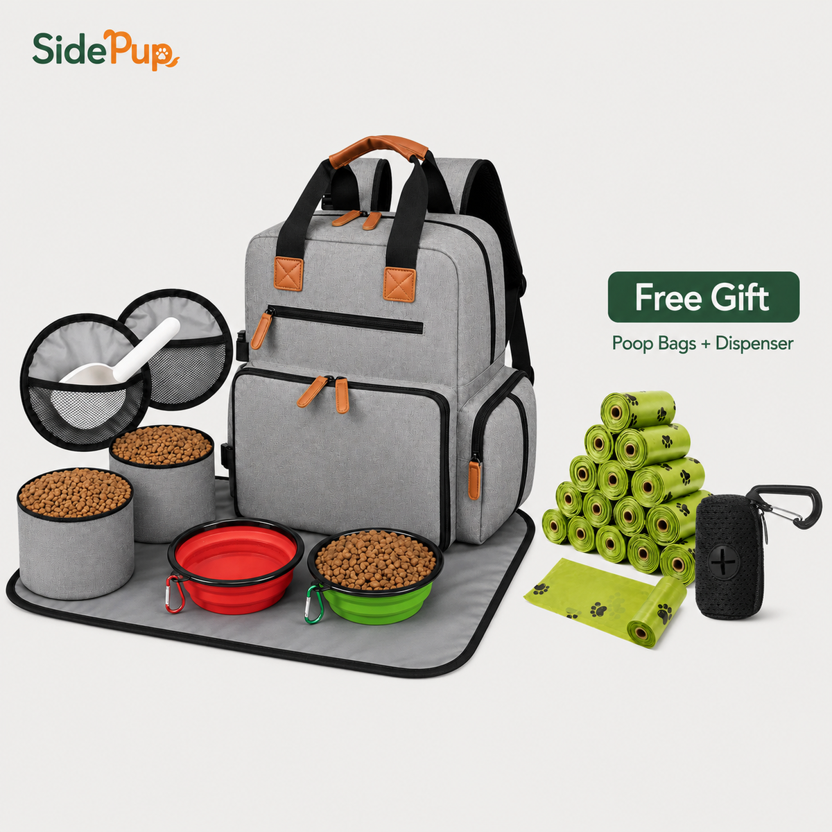 SidePup™ 4-in-1 Pet Travel Backpack