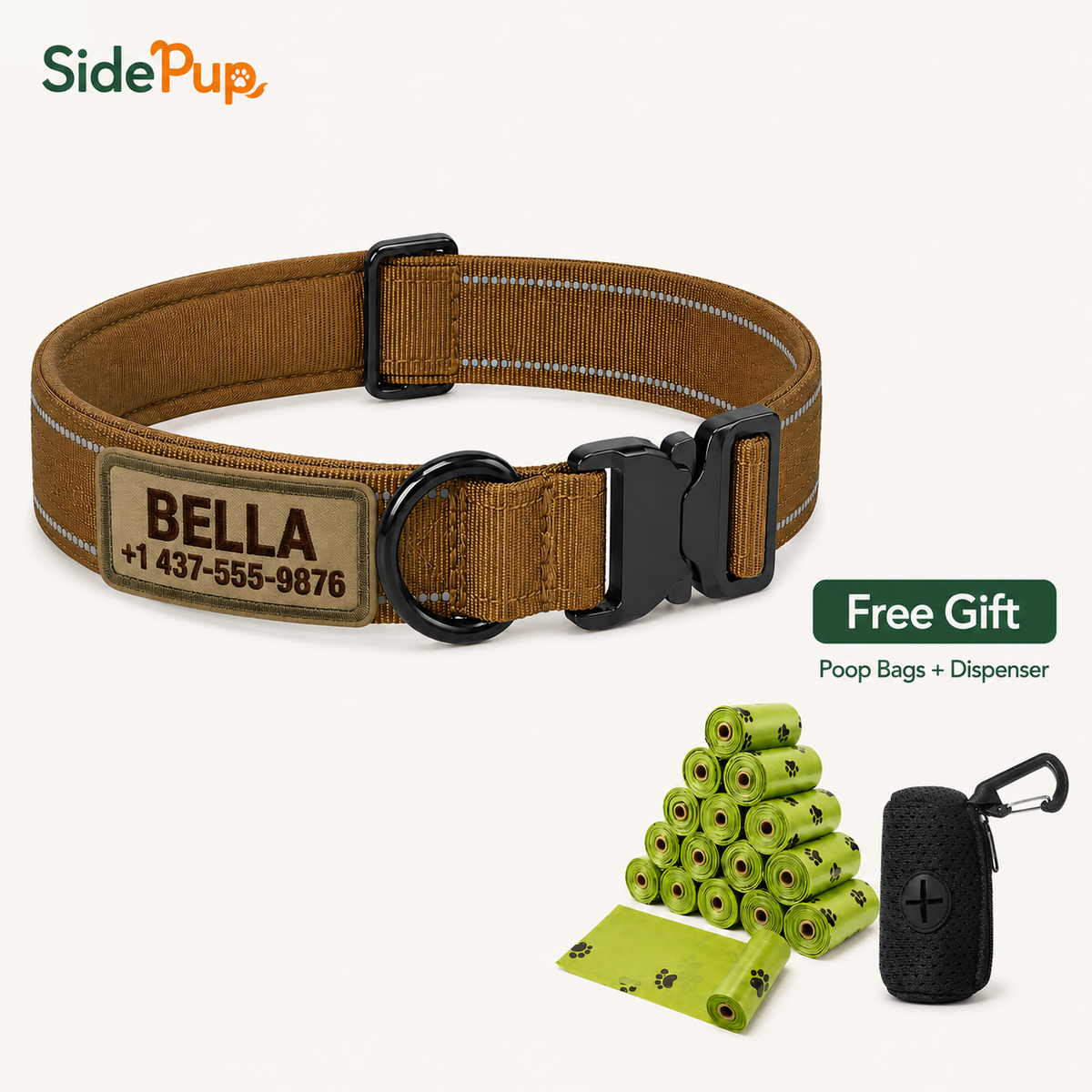 SidePup™ Personalize Dog Collar
