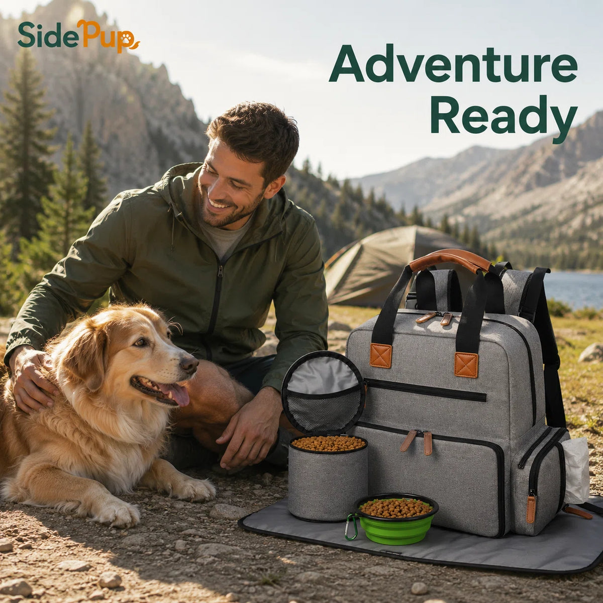 SidePup™ 4-in-1 Pet Travel Backpack