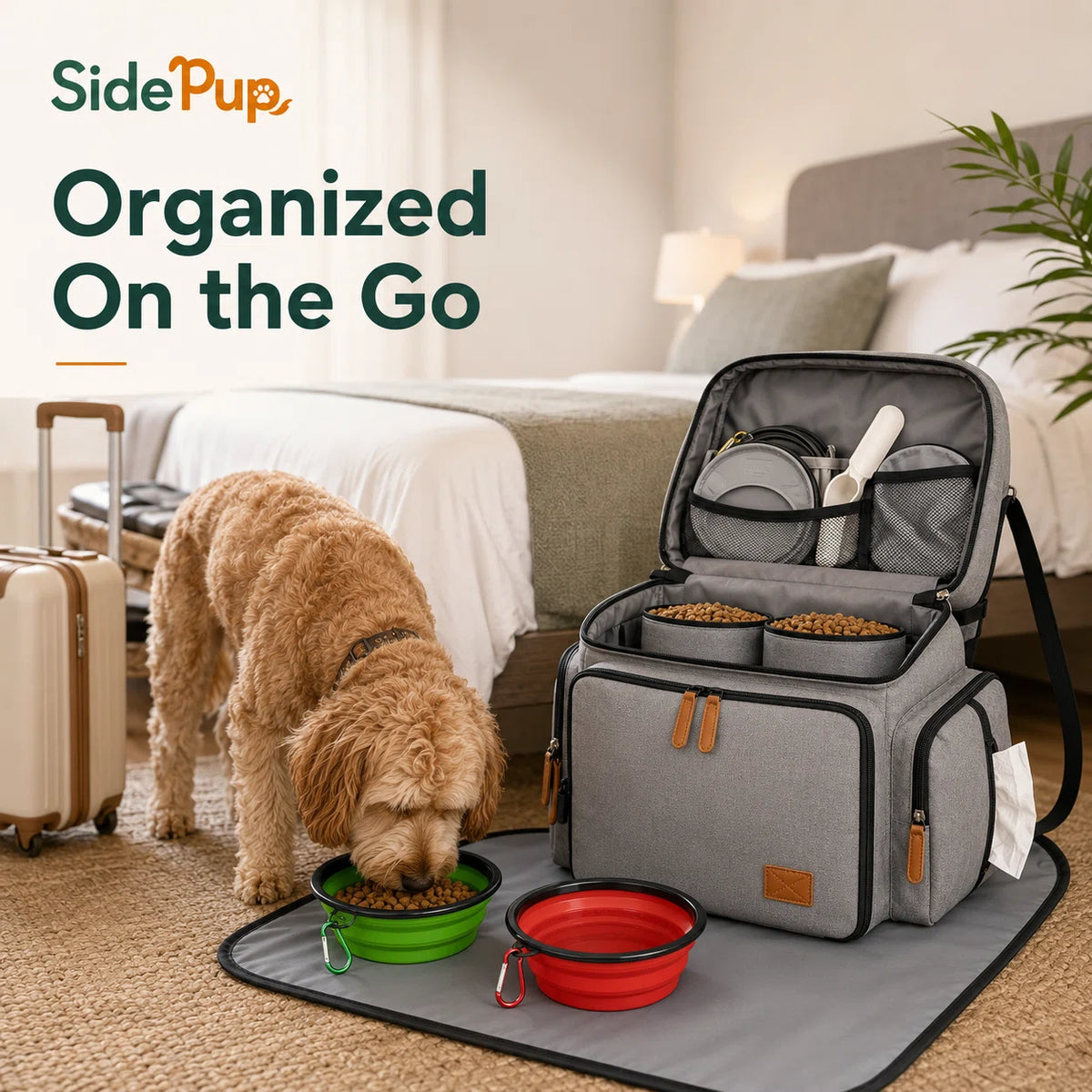 SidePup™ 4-in-1 Pet Travel Backpack