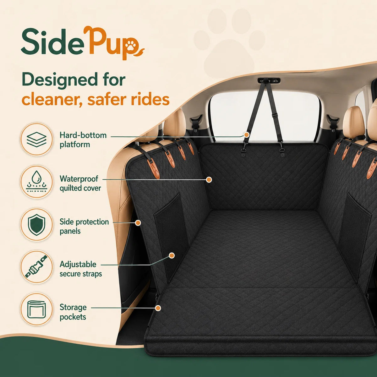 SidePup™ Car Seat Protector