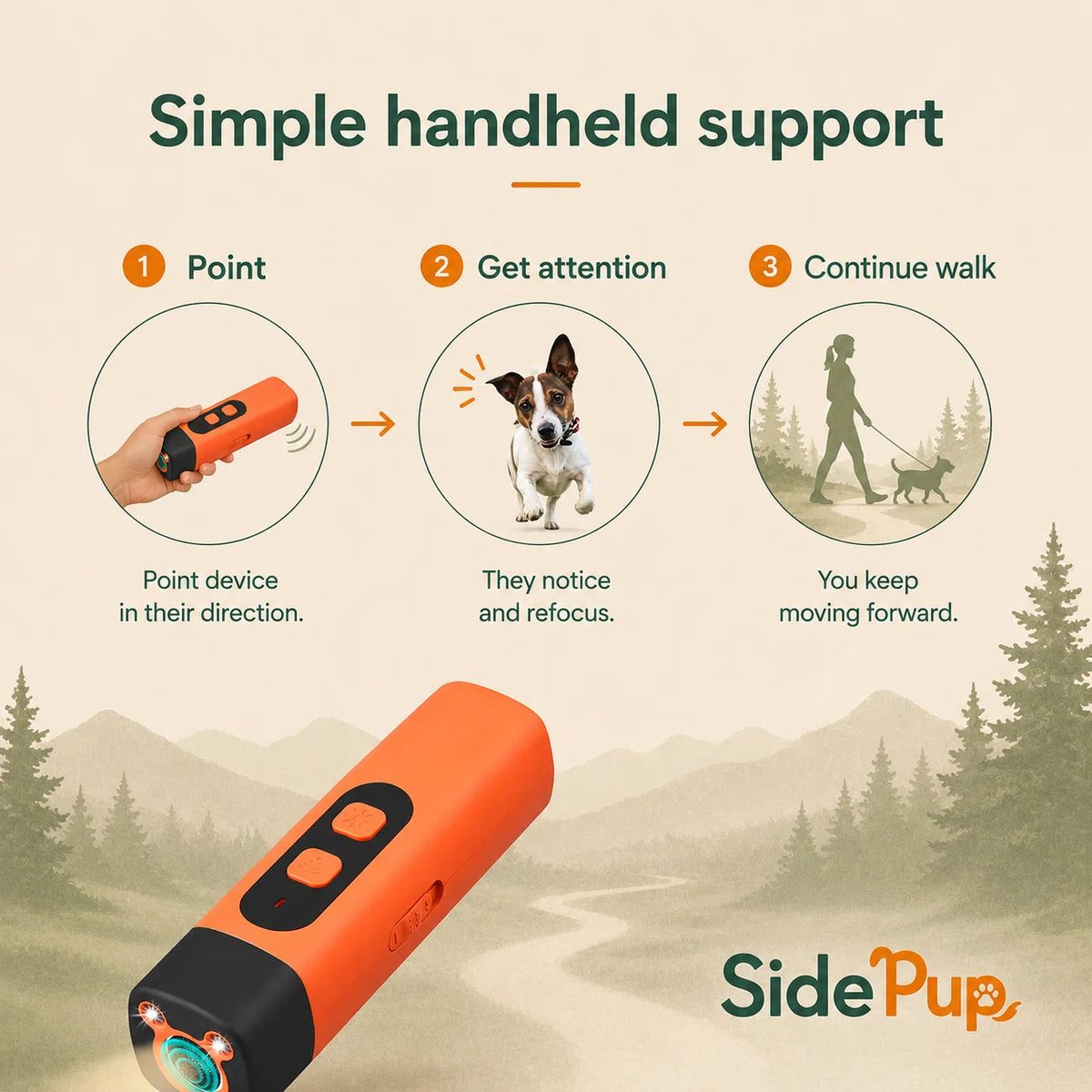 SidePup™ Bark Control Trainer
