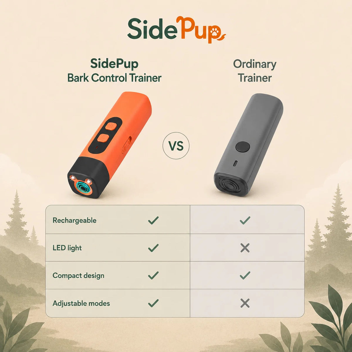SidePup™ Bark Control Trainer