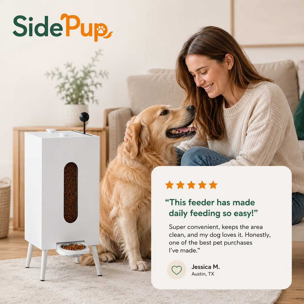 SidePup™ Smart Storage Feeder
