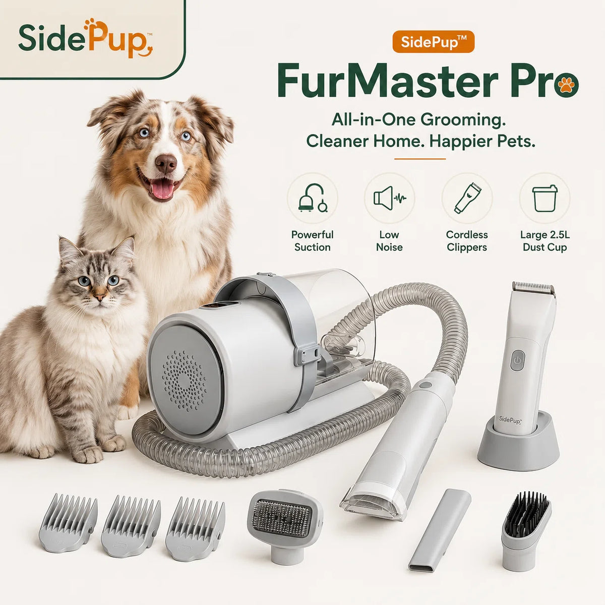 SidePup™ Grooming Pro