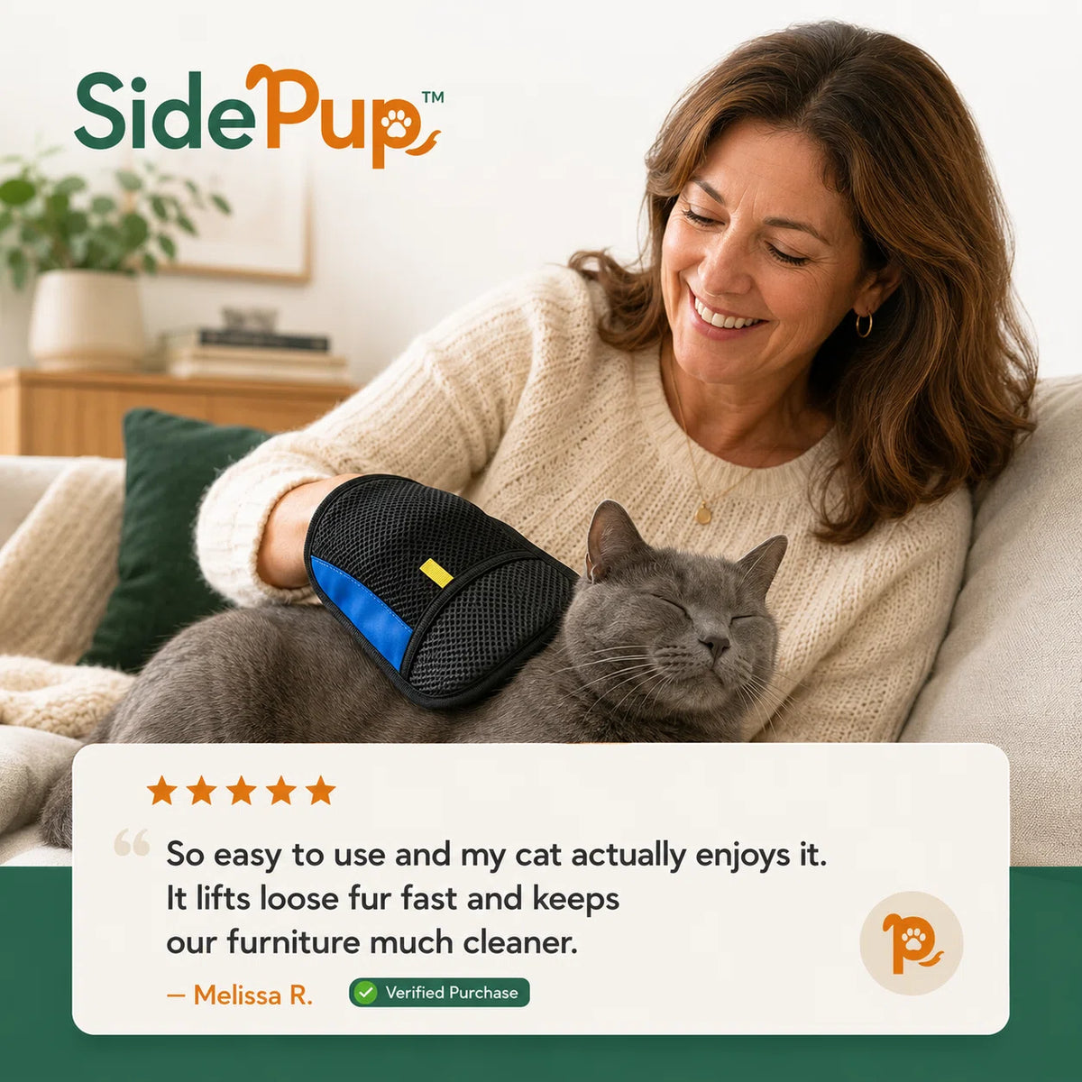 SidePup™ Fur Remover Glove