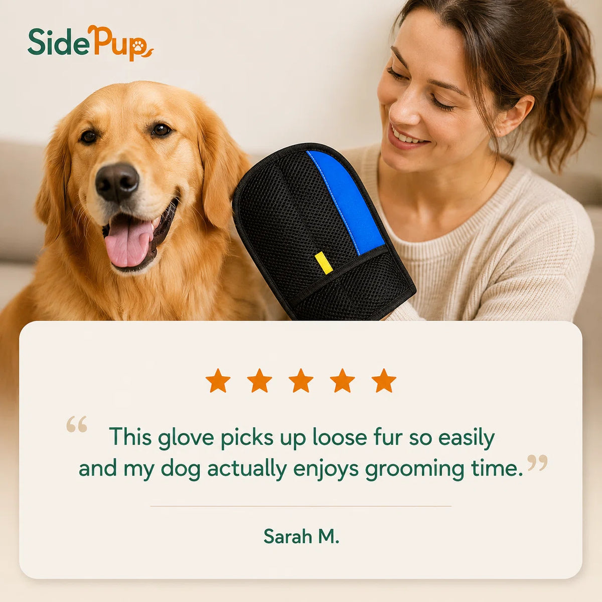 SidePup™ Fur Remover Glove