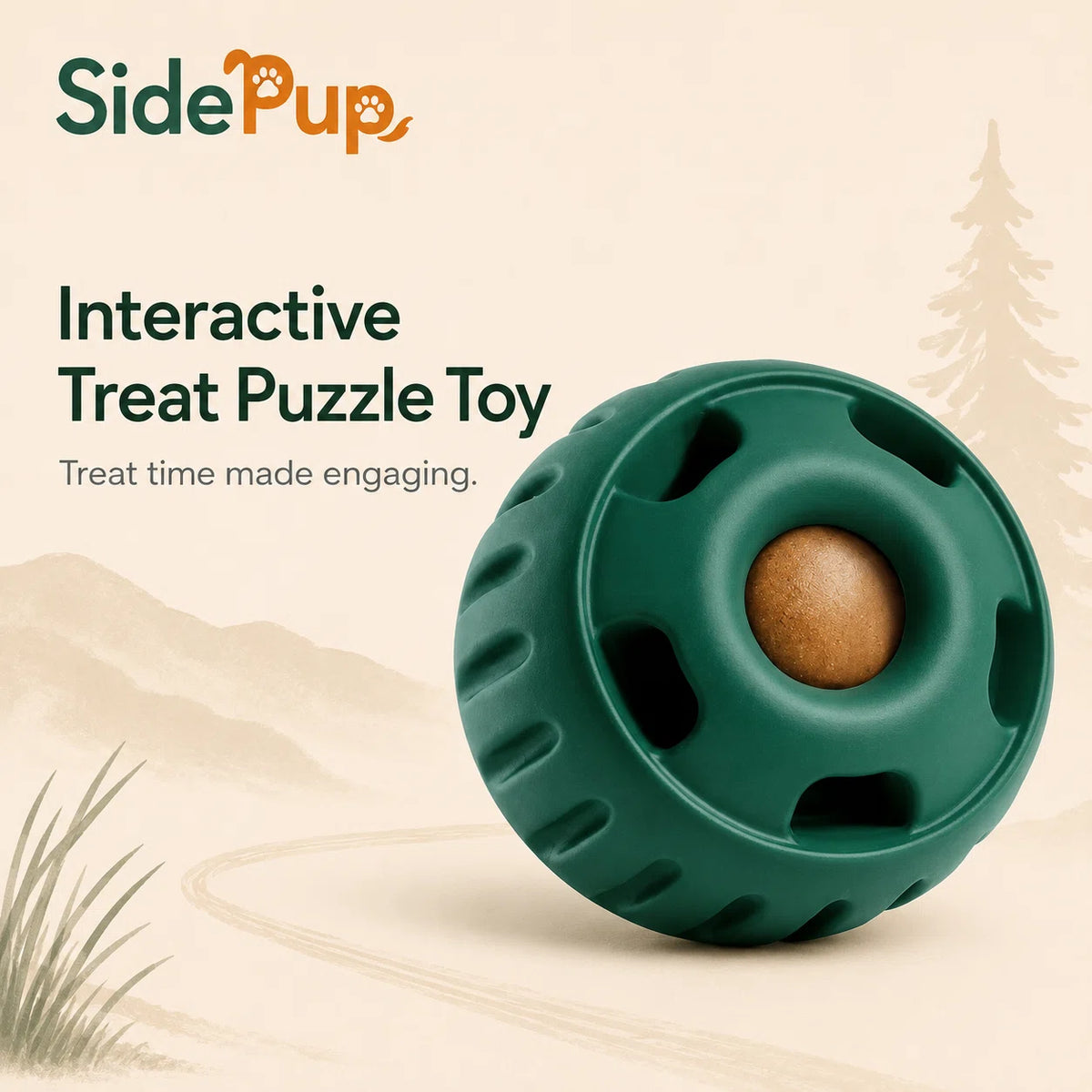 SidePup™ Interactive Puzzle Dog Toy