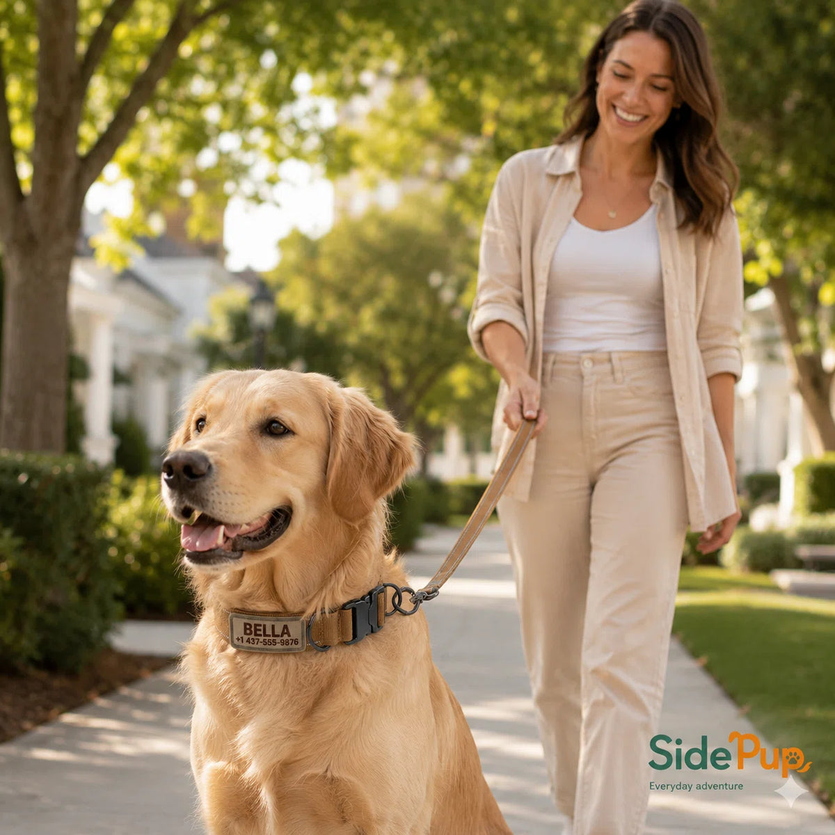SidePup™ Personalize Dog Collar
