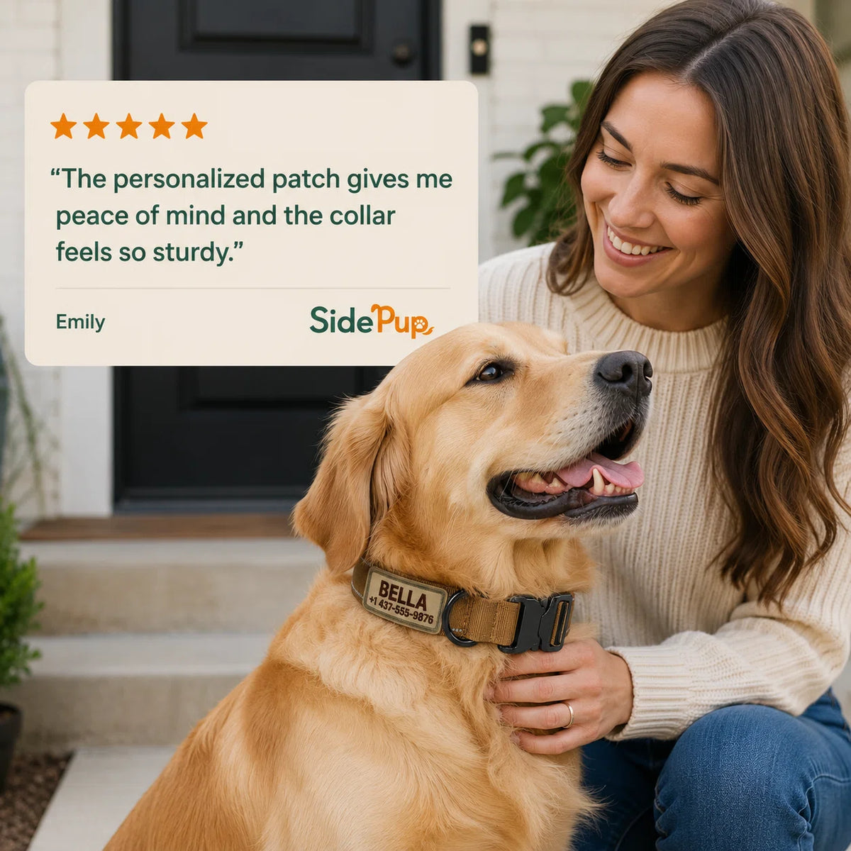 SidePup™ Personalize Dog Collar