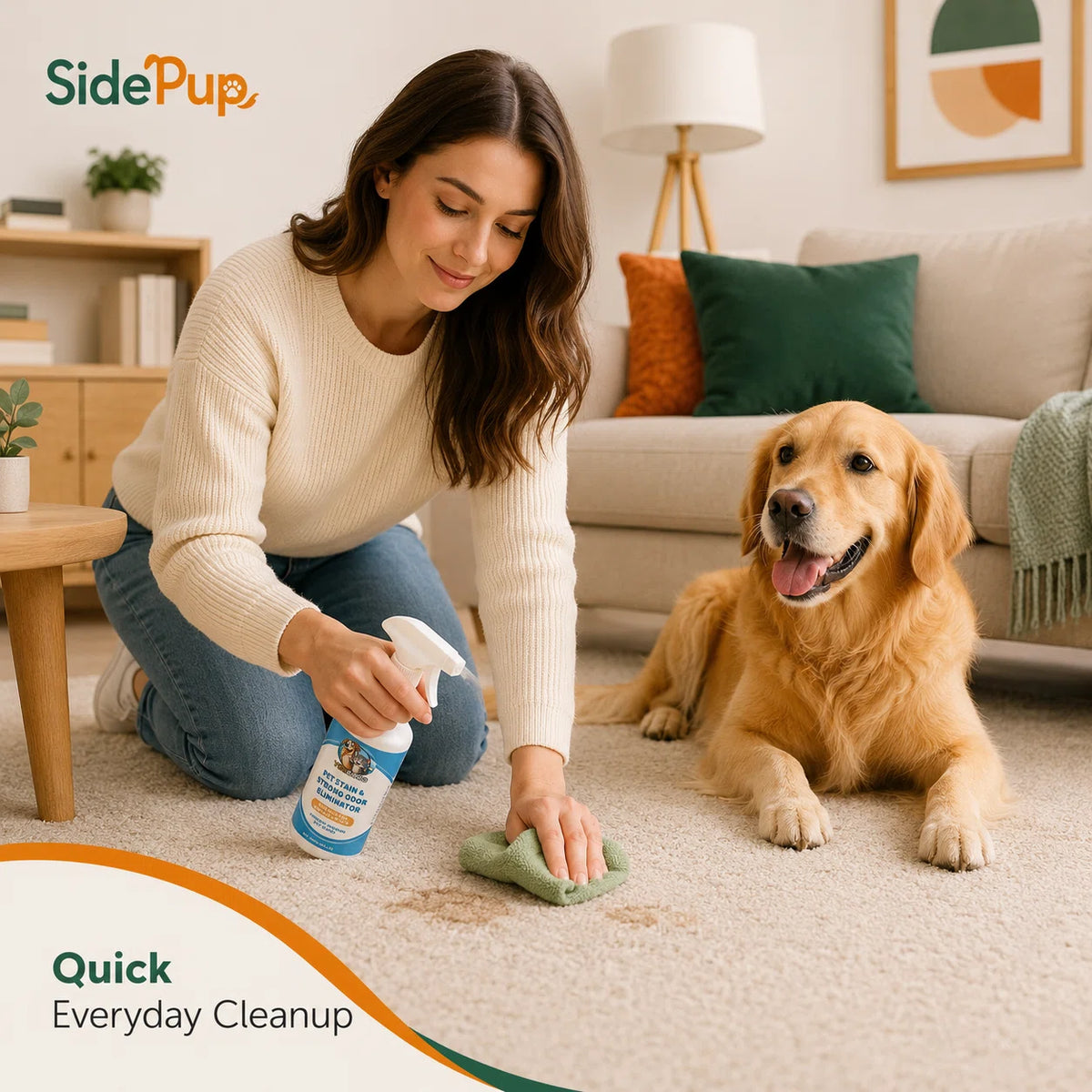 SidePup™ Pet Stain & Odor Remover Spray