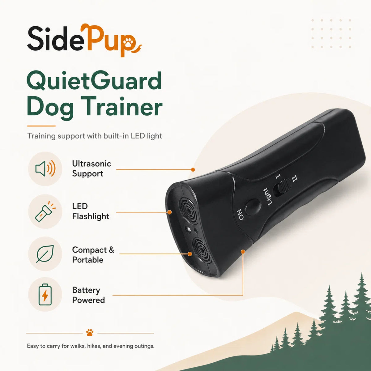 SidePup™ QuietGuard Dog Trainer