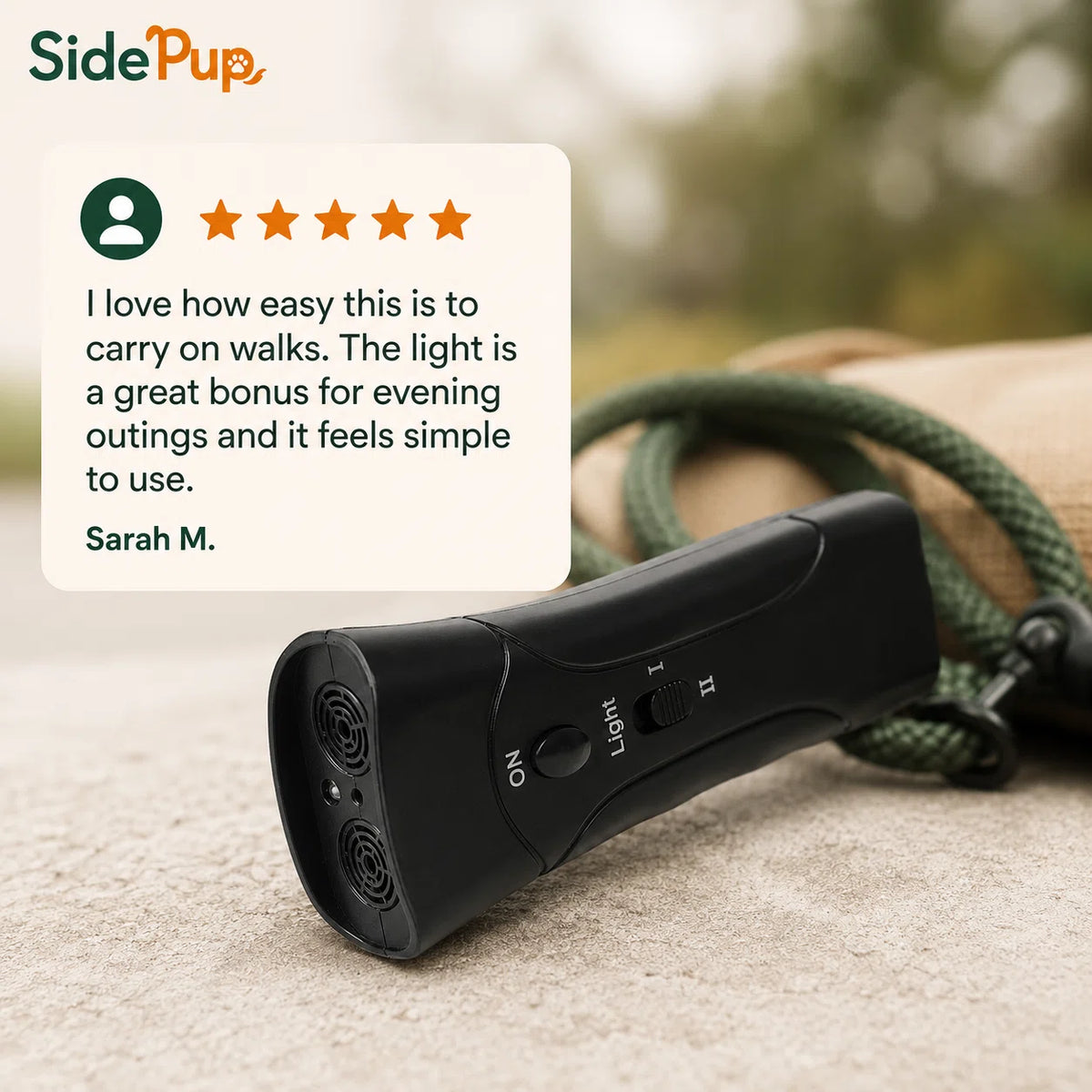 SidePup™ QuietGuard Dog Trainer
