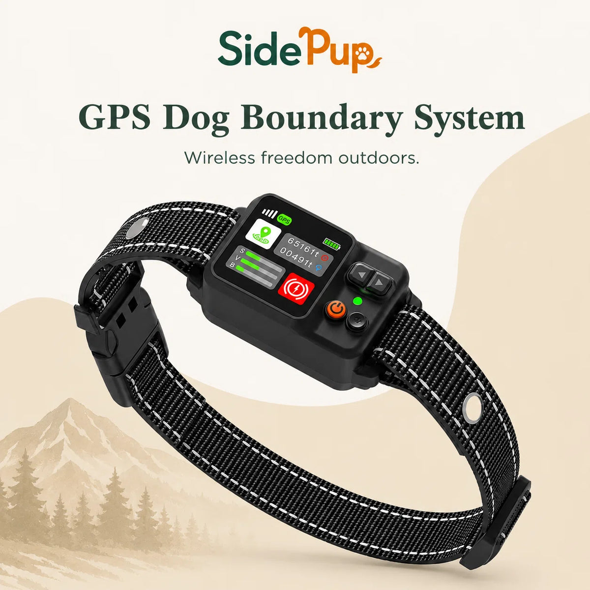 SidePup™ GPS Dog Boundary System