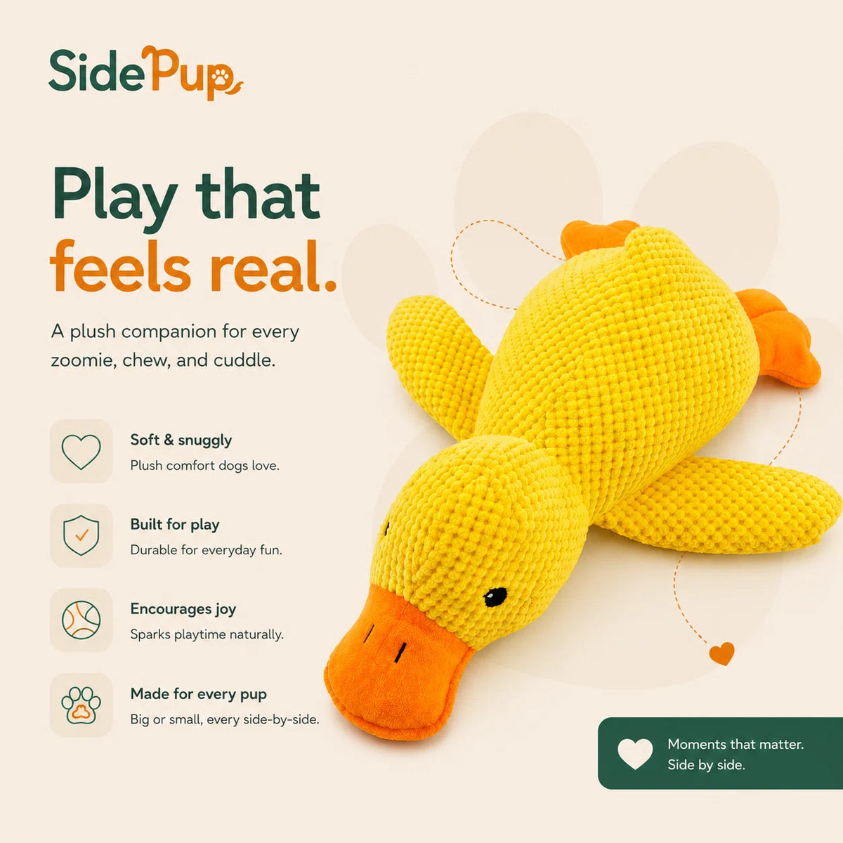 SidePup™ Stomping Duck