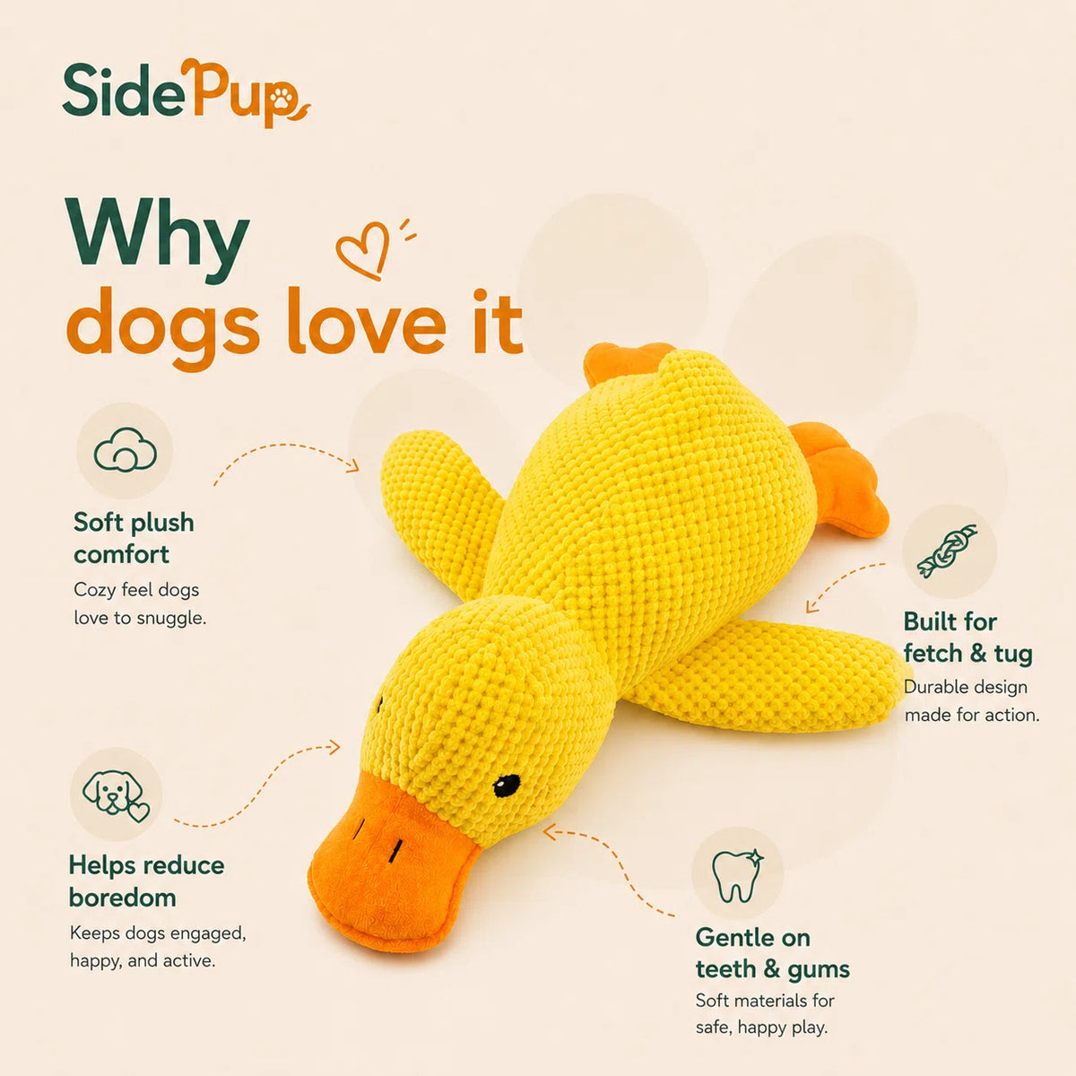 SidePup™ Stomping Duck