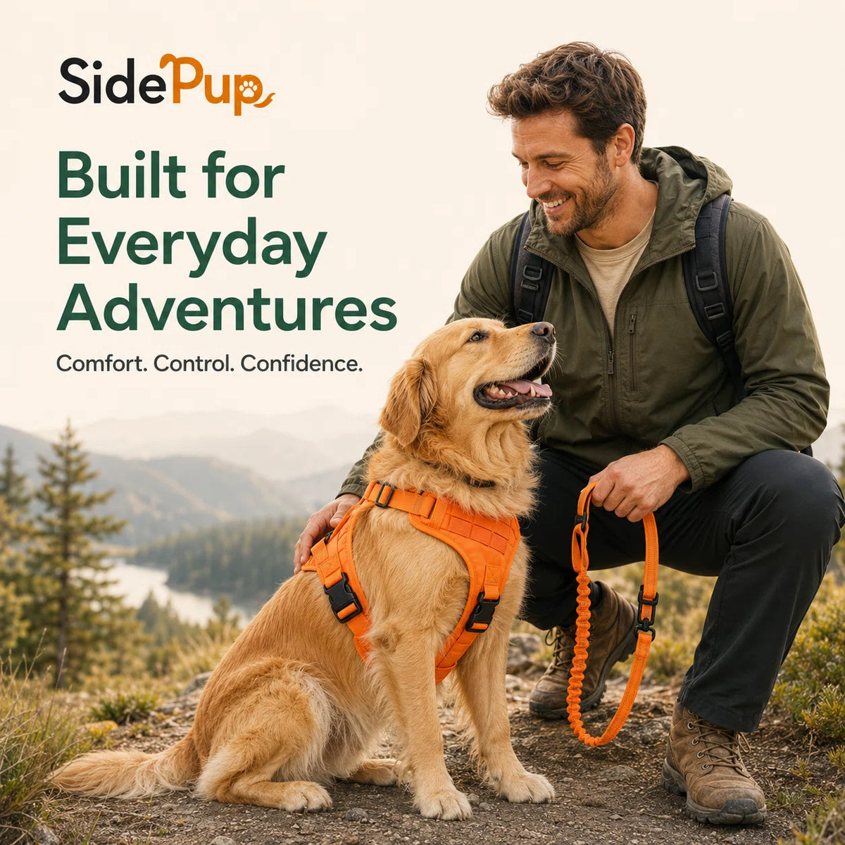 SidePup™ Tactical Dog Harness